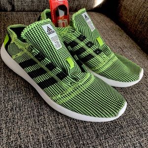 Neon Adidas shoes